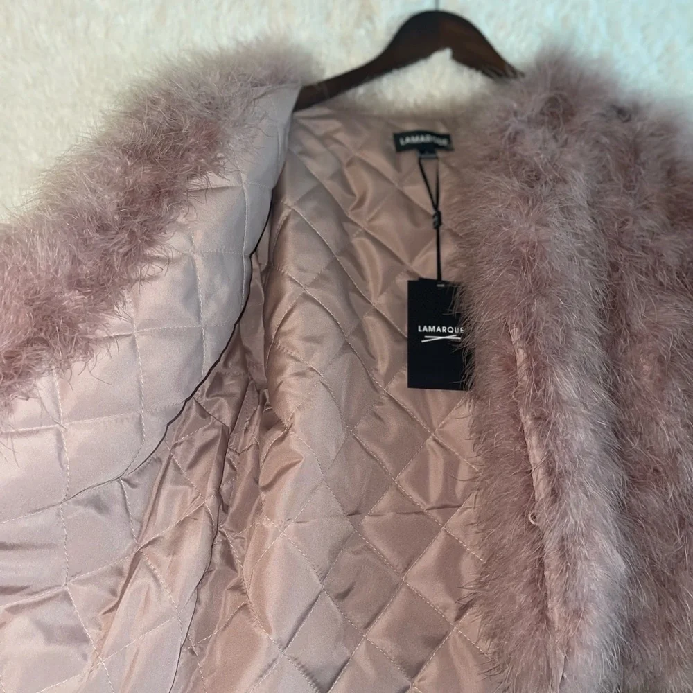 DEORA|WOMEN’S FEATHER JACKET - Picture 4 of 5